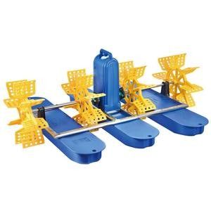 2HP Paddle Wheel Floating Shrimp Fish Farm Air Pump 2 Impellers Farm Pond Aeration